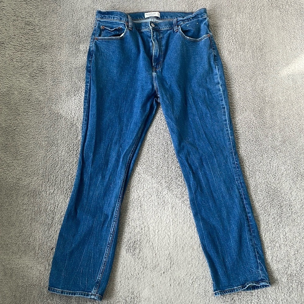 EC Abercrombie & Fitch The 90's Slim Straight Ultra High Rise  - Size 16S